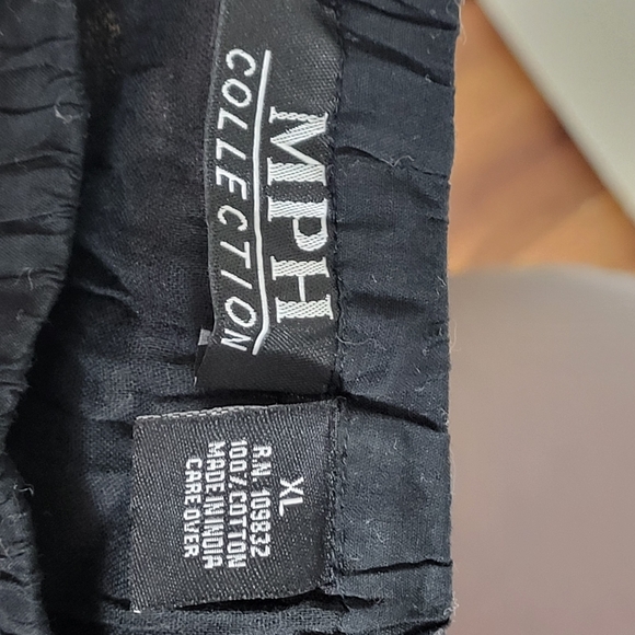 MPH Collection A-Line Dress Womens XL Midi Black - Picture 2 of 2